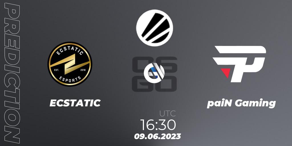 ECSTATIC - paiN Gaming: прогноз. 09.06.23, CS2 (CS:GO), ESL Challenger Katowice 2023