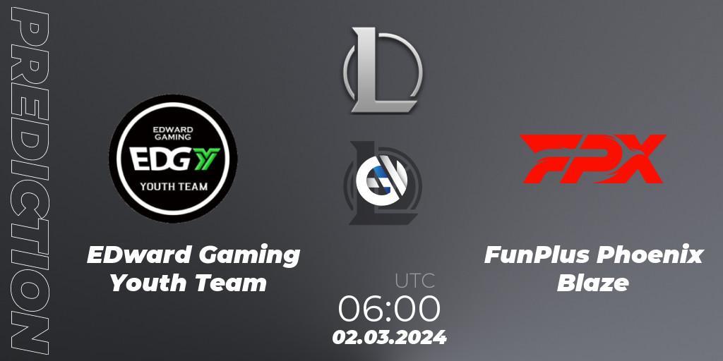 EDward Gaming Youth Team - FunPlus Phoenix Blaze: прогноз. 02.03.24, LoL, LDL 2024 - Stage 1