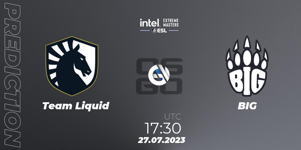 Team Liquid - BIG: прогноз. 27.07.23, CS2 (CS:GO), IEM Cologne 2023 - Play-In