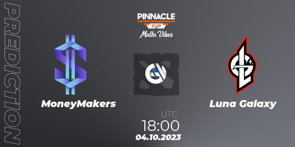 MoneyMakers - Luna Galaxy: прогноз. 04.10.23, Dota 2, Pinnacle Cup: Malta Vibes #4