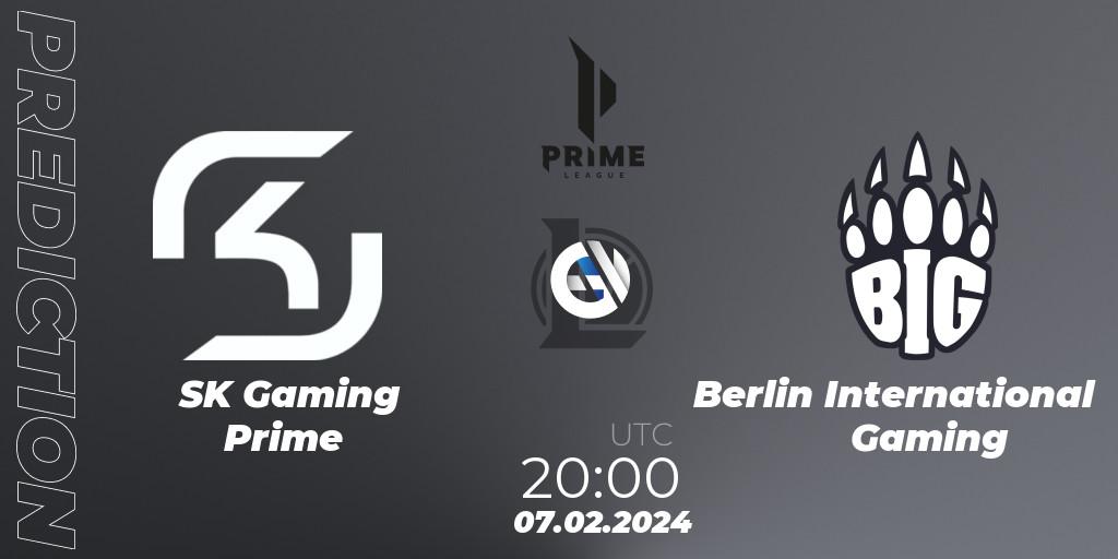 SK Gaming Prime - Berlin International Gaming: прогноз. 07.02.24, LoL, Prime League Spring 2024 - Group Stage
