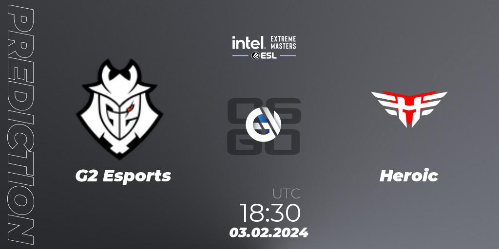 G2 Esports - Heroic: прогноз. 03.02.24, CS2 (CS:GO), IEM Katowice 2024