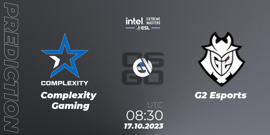 Complexity Gaming - G2 Esports: прогноз. 17.10.23, CS2 (CS:GO), IEM Sydney 2023