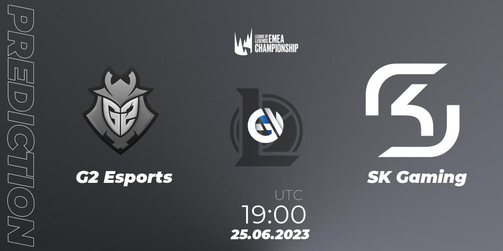 G2 Esports - SK Gaming: прогноз. 25.06.23, LoL, LEC Summer 2023 - Regular Season