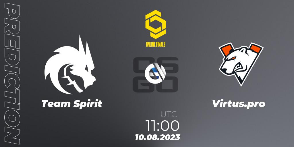 Team Spirit - Virtus.pro: прогноз. 10.08.23, CS2 (CS:GO), CCT 2023 Online Finals 2