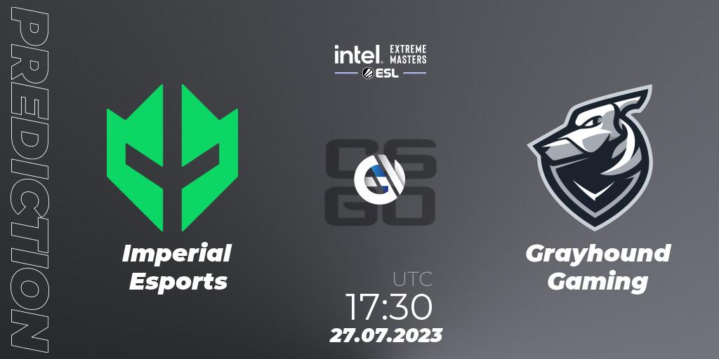 Imperial Esports - Grayhound Gaming: прогноз. 27.07.23, CS2 (CS:GO), IEM Cologne 2023 - Play-In