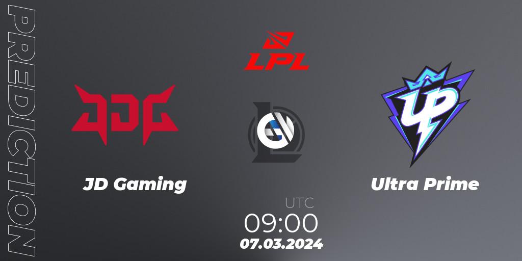 JD Gaming - Ultra Prime: прогноз. 07.03.24, LoL, LPL Spring 2024 - Group Stage