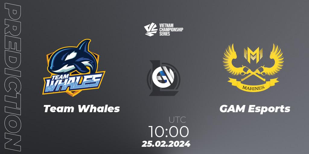 Team Whales - GAM Esports: прогноз. 25.02.24, LoL, VCS Dawn 2024 - Group Stage