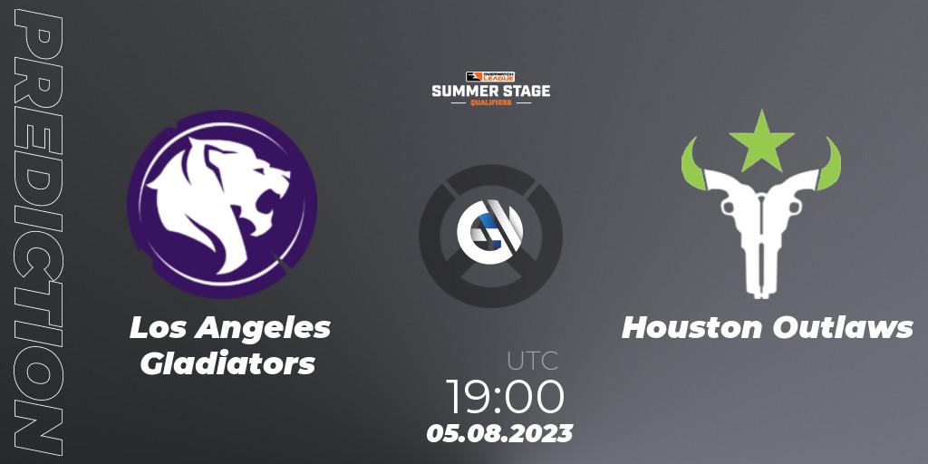 Los Angeles Gladiators - Houston Outlaws: прогноз. 05.08.23, Overwatch, Overwatch League 2023 - Summer Stage Qualifiers