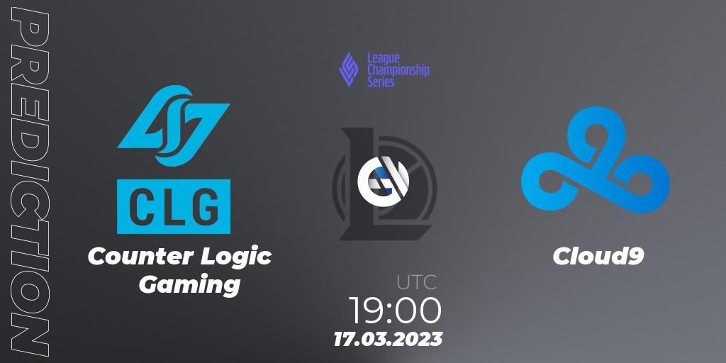 Counter Logic Gaming - Cloud9: прогноз. 17.03.23, LoL, LCS Spring 2023 - Group Stage