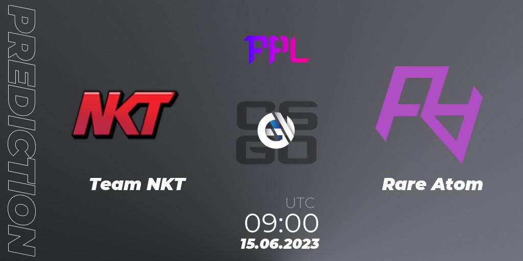 Team NKT - Rare Atom: прогноз. 15.06.23, CS2 (CS:GO), Perfect World Arena Premier League Season 4