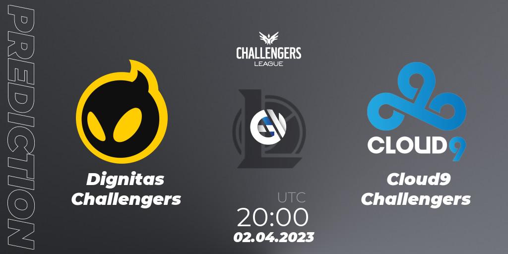 Dignitas Challengers - Cloud9 Challengers: прогноз. 02.04.23, LoL, NACL 2023 Spring - Playoffs