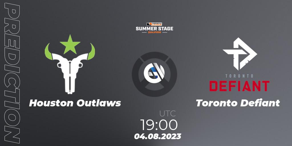 Houston Outlaws - Toronto Defiant: прогноз. 04.08.23, Overwatch, Overwatch League 2023 - Summer Stage Qualifiers