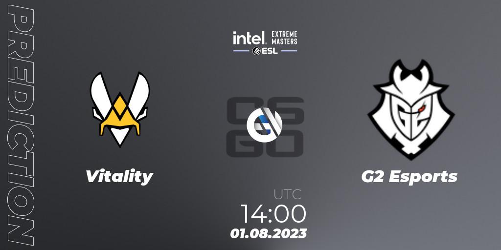 Vitality - G2 Esports: прогноз. 01.08.23, CS2 (CS:GO), IEM Cologne 2023