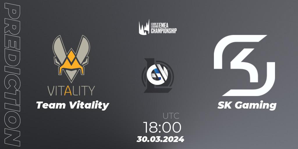 Team Vitality - SK Gaming: прогноз. 30.03.24, LoL, LEC Spring 2024 - Playoffs