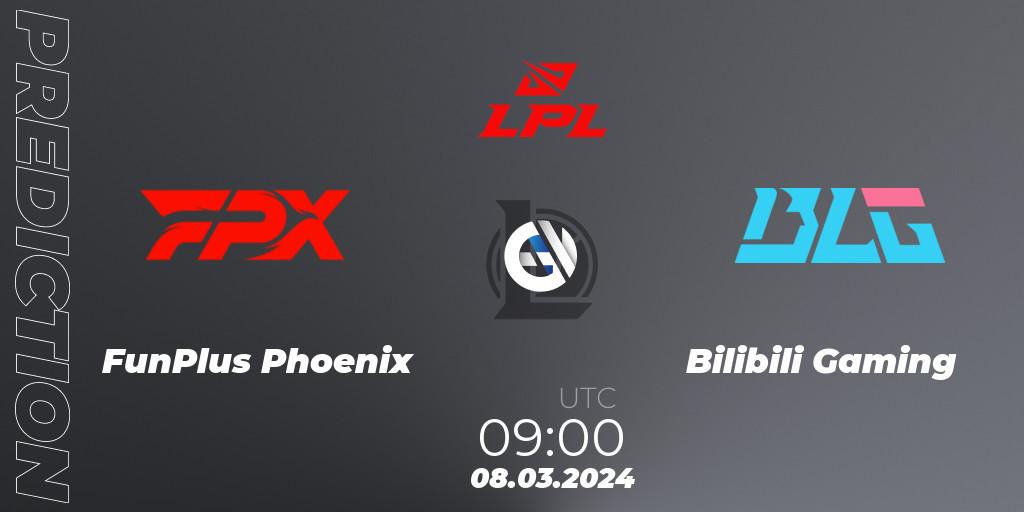 FunPlus Phoenix - Bilibili Gaming: прогноз. 08.03.24, LoL, LPL Spring 2024 - Group Stage