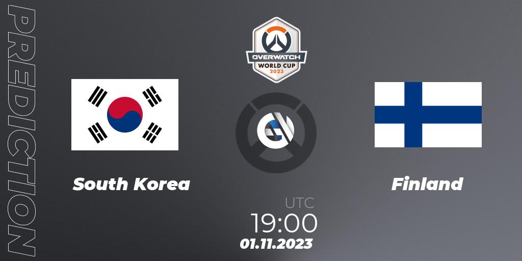 South Korea - Finland: прогноз. 01.11.23, Overwatch, Overwatch World Cup 2023