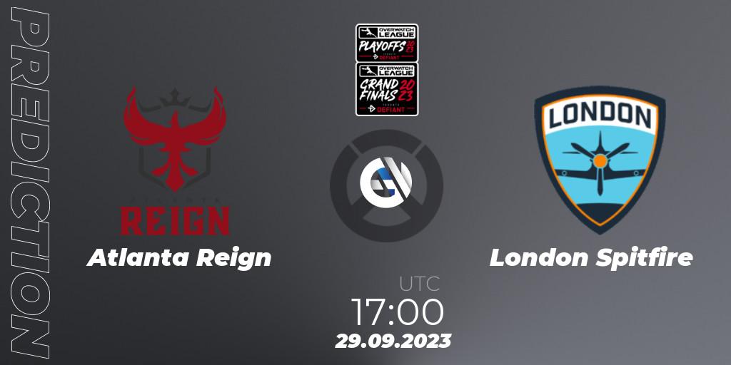 Atlanta Reign - London Spitfire: прогноз. 29.09.23, Overwatch, Overwatch League 2023 - Playoffs
