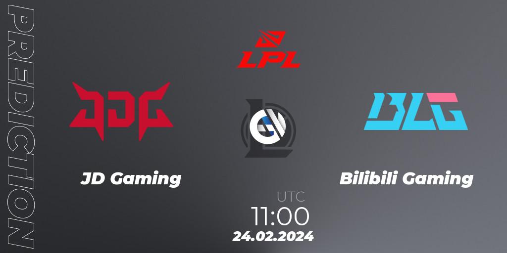 JD Gaming - Bilibili Gaming: прогноз. 24.02.24, LoL, LPL Spring 2024 - Group Stage