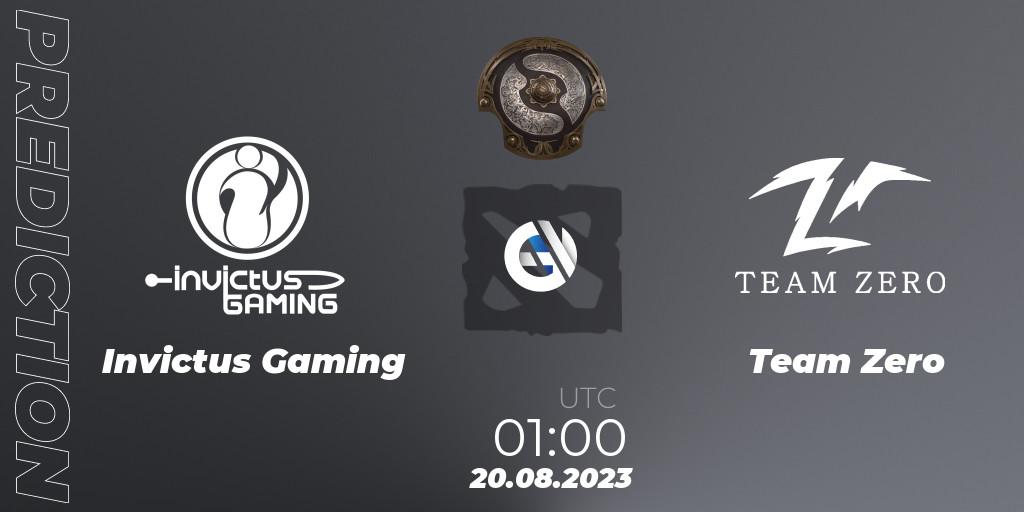 Invictus Gaming - Team Zero: прогноз. 20.08.23, Dota 2, The International 2023 - China Qualifier
