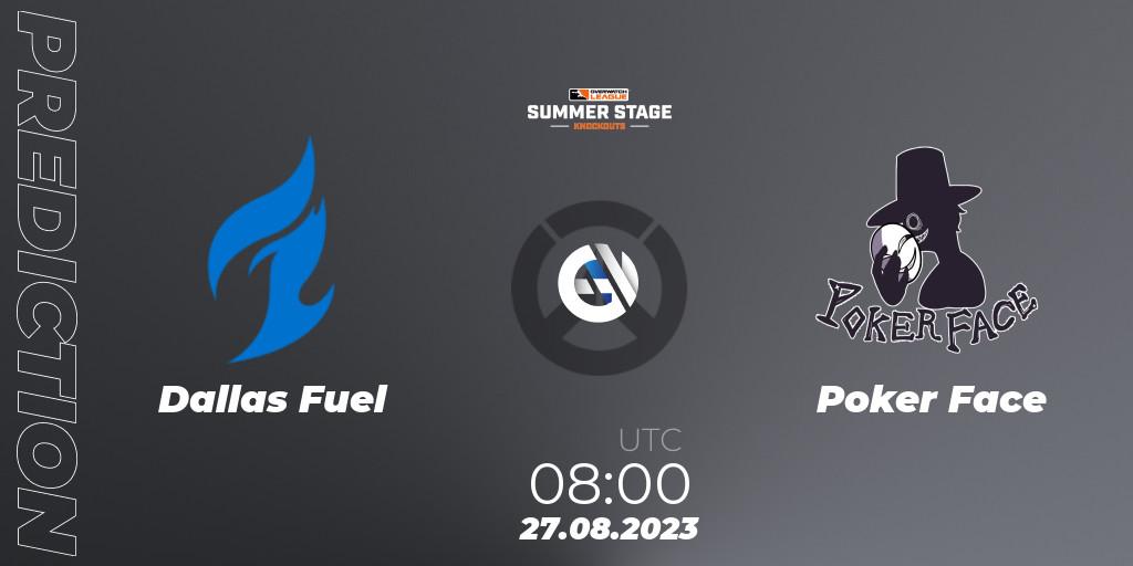 Dallas Fuel - Poker Face: прогноз. 27.08.23, Overwatch, Overwatch League 2023 - Summer Stage Knockouts