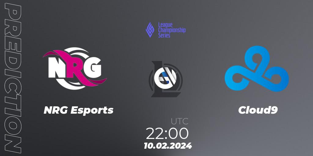NRG Esports - Cloud9: прогноз. 10.02.24, LoL, LCS Spring 2024 - Group Stage
