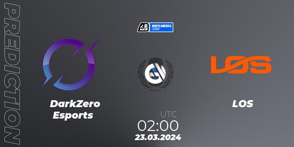 DarkZero Esports - LOS: прогноз. 22.03.24, Rainbow Six, North America League 2024 - Stage 1
