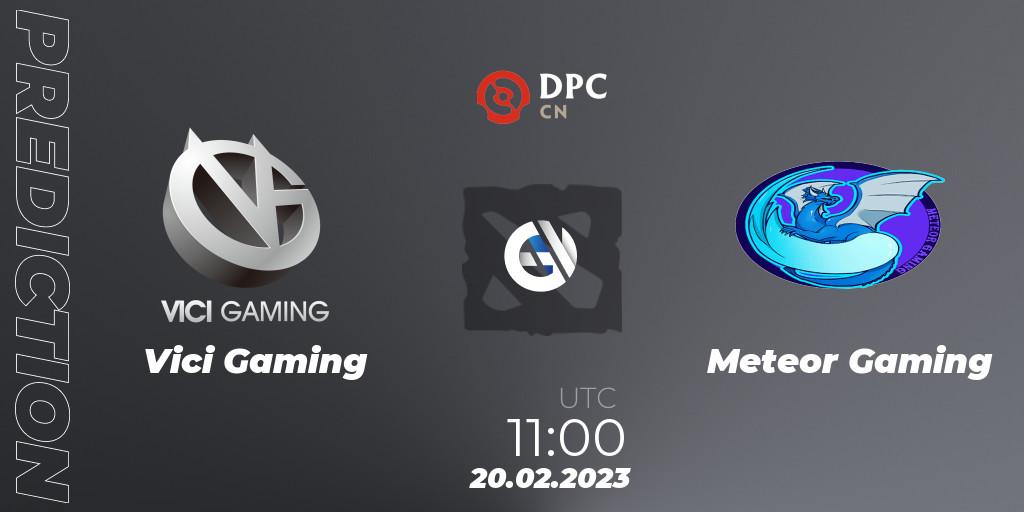 Vici Gaming - Meteor Gaming: прогноз. 20.02.23, Dota 2, DPC 2022/2023 Winter Tour 1: CN Division II (Lower)