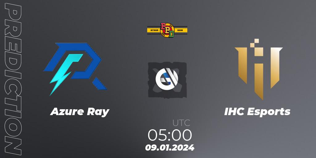 Azure Ray - IHC Esports: прогноз. 09.01.24, Dota 2, BetBoom Dacha Dubai 2024: SEA and CN Closed Qualifier