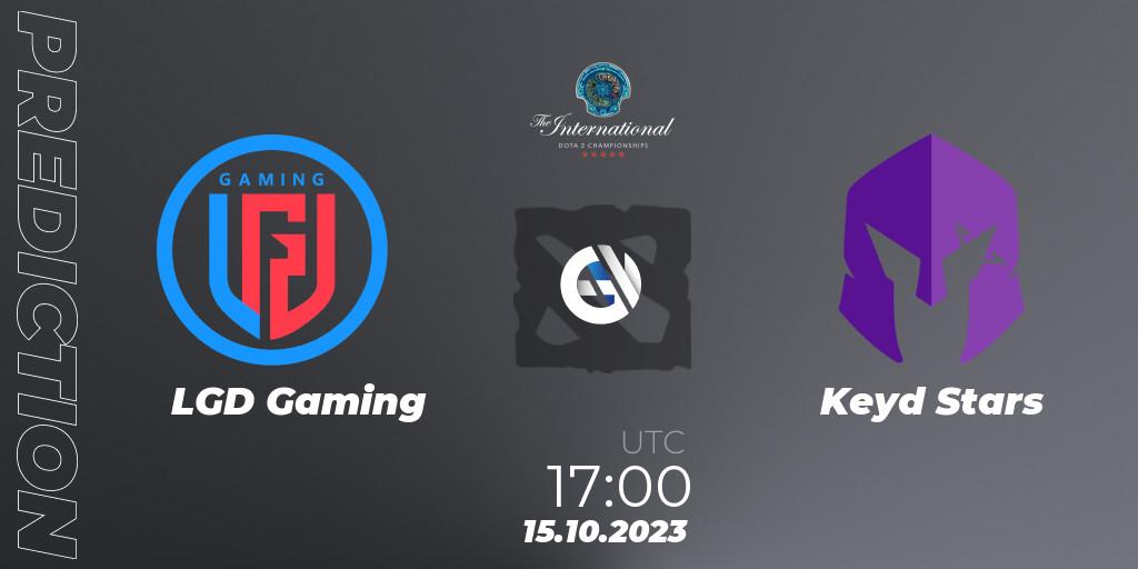 LGD Gaming - Keyd Stars: прогноз. 15.10.23, Dota 2, The International 2023 - Group Stage