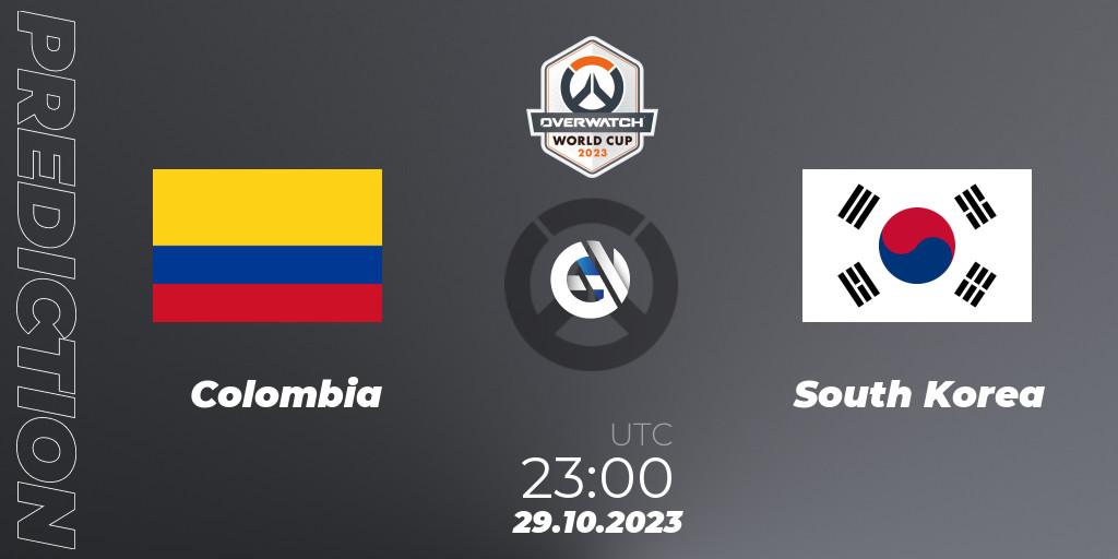 Colombia - South Korea: прогноз. 29.10.23, Overwatch, Overwatch World Cup 2023