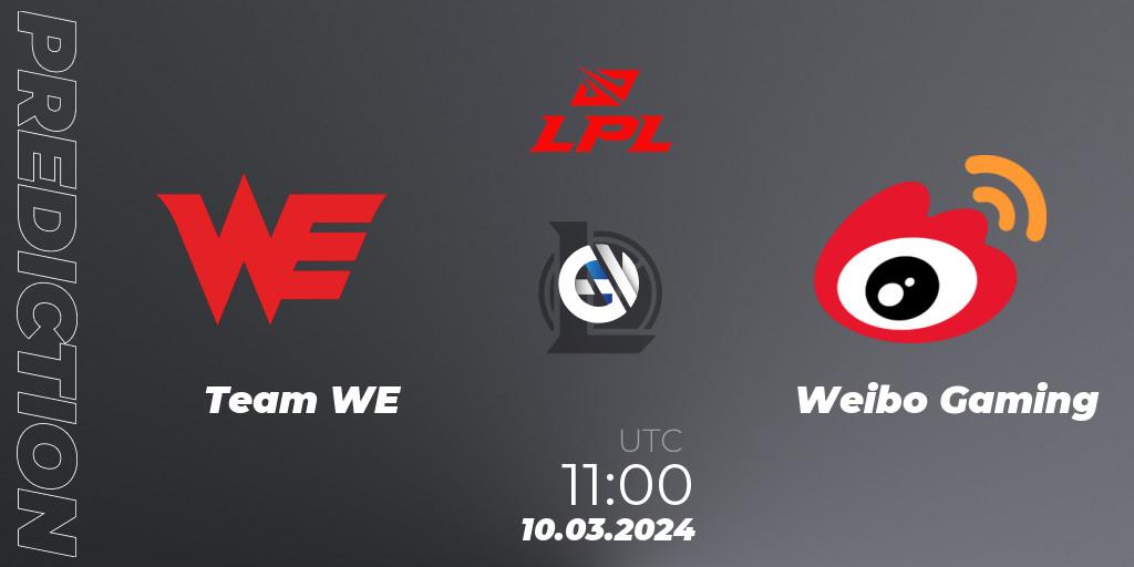 Team WE - Weibo Gaming: прогноз. 10.03.24, LoL, LPL Spring 2024 - Group Stage