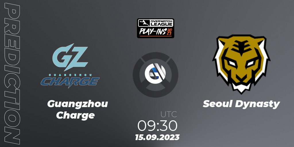 Guangzhou Charge - Seoul Dynasty: прогноз. 15.09.23, Overwatch, Overwatch League 2023 - Play-Ins