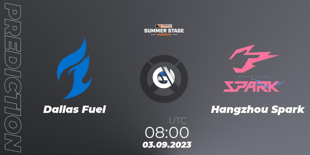 Dallas Fuel - Hangzhou Spark: прогноз. 03.09.23, Overwatch, Overwatch League 2023 - Summer Stage Knockouts