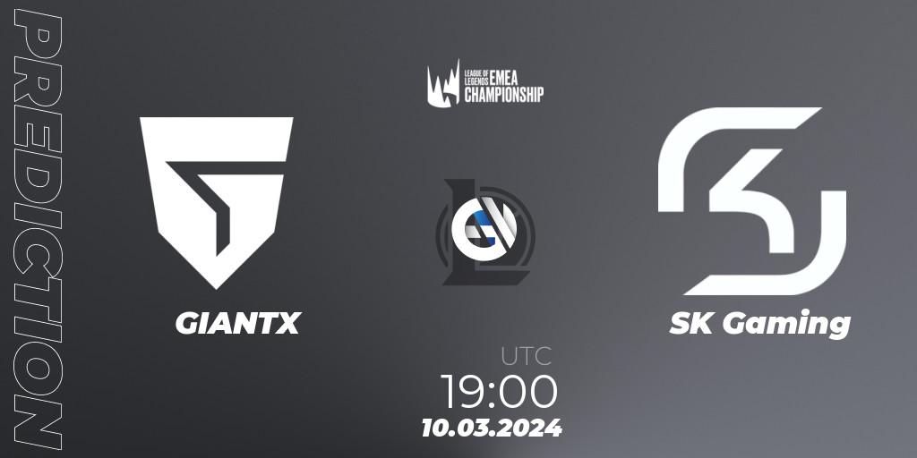 GIANTX - SK Gaming: прогноз. 10.03.24, LoL, LEC Spring 2024 - Regular Season