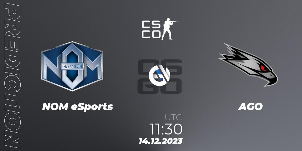 NOM eSports - AGO: прогноз. 15.12.23, CS2 (CS:GO), European Pro League Season 13: Division 2