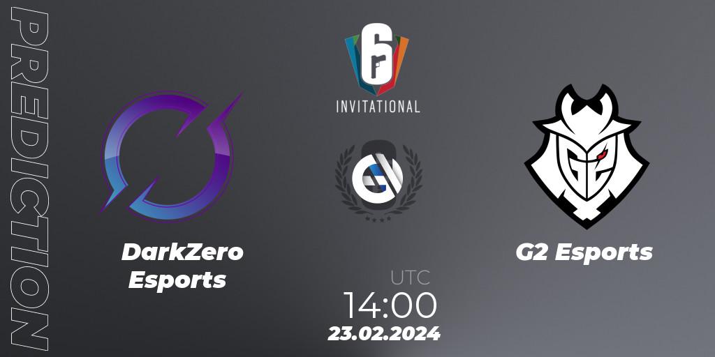 DarkZero Esports - G2 Esports: прогноз. 23.02.24, Rainbow Six, Six Invitational 2024