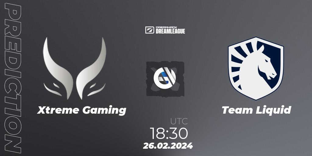 Xtreme Gaming - Team Liquid: прогноз. 26.02.24, Dota 2, DreamLeague Season 22