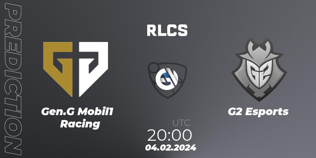 Gen.G Mobil1 Racing - G2 Esports: прогноз. 04.02.24, Rocket League, RLCS 2024 - Major 1: North America Open Qualifier 1