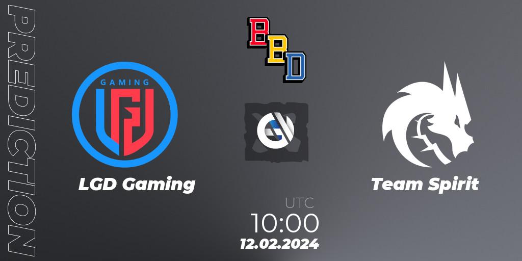 LGD Gaming - Team Spirit: прогноз. 12.02.24, Dota 2, BetBoom Dacha Dubai 2024