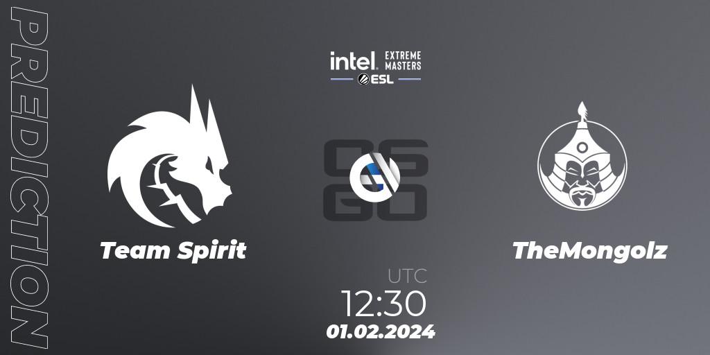Team Spirit - TheMongolz: прогноз. 01.02.24, CS2 (CS:GO), IEM Katowice 2024 Play-in