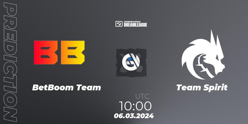 BetBoom Team - Team Spirit: прогноз. 06.03.24, Dota 2, DreamLeague Season 22