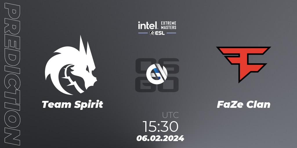 Team Spirit - FaZe Clan: прогноз. 06.02.24, CS2 (CS:GO), IEM Katowice 2024