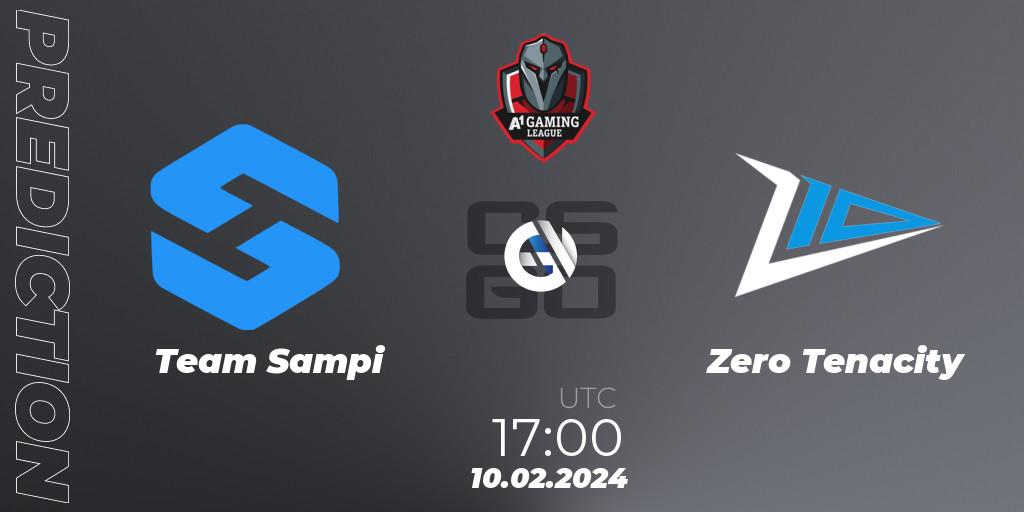 Team Sampi - Zero Tenacity: прогноз. 10.02.24, CS2 (CS:GO), A1 Gaming League Season 8