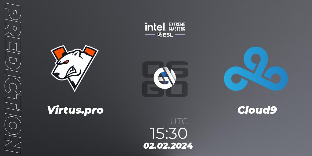 Virtus.pro - Cloud9: прогноз. 02.02.24, CS2 (CS:GO), IEM Katowice 2024 Play-in