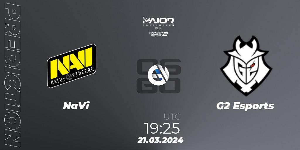 NaVi - G2 Esports: прогноз. 21.03.24, CS2 (CS:GO), PGL CS2 Major Copenhagen 2024